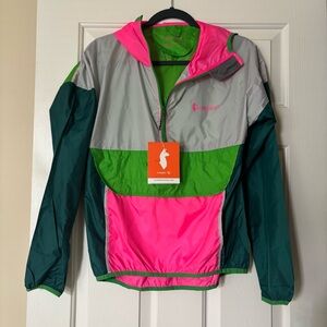 NWT Cotopaxi Teca Half Zip Windbreaker Women's XS Unisex Packable Lightweight